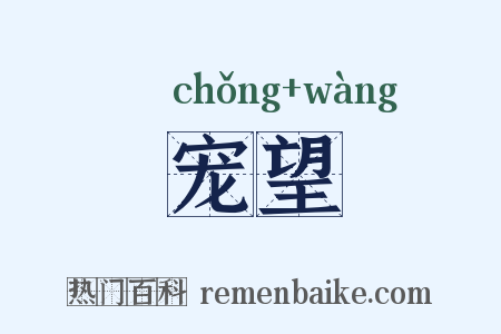宠望是什么意思的图片